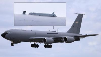 KC-135 Tanker Spotted With New Satellite Communications Antenna